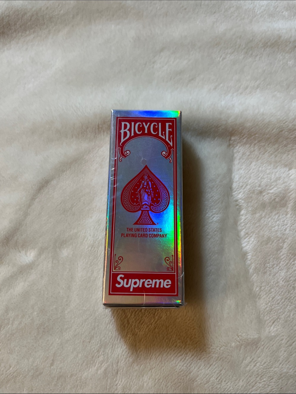 Supreme Bicycle Holographic Slice Playing Cards